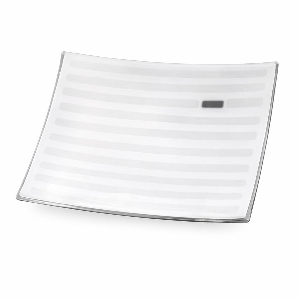 Hand-made Square Glass Platter