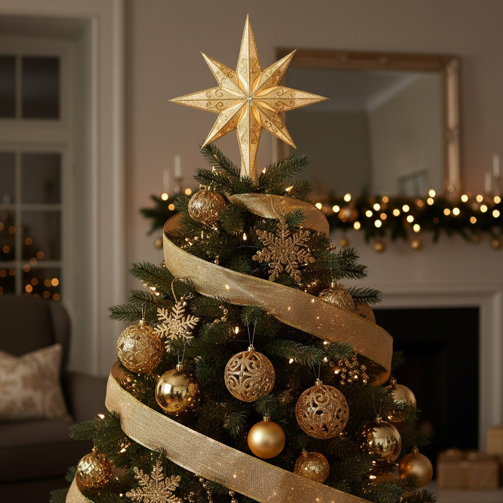 Golden Radiance Tree Topper