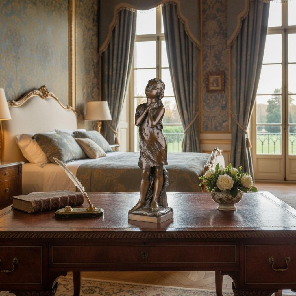 "Fillette" Bronze Sculpture