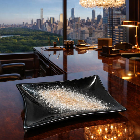 Custom-Made Glass Fused Small Rectangle Tray