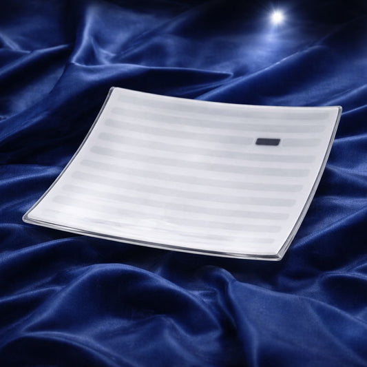 Hand-made Square Glass Platter