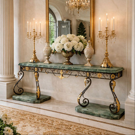 Neoclassical Style Console Table