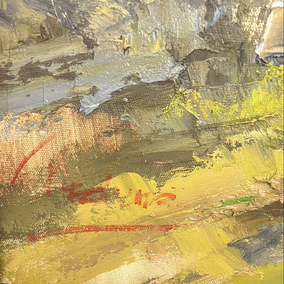 Contemporary Equestrian Oil on Canvas