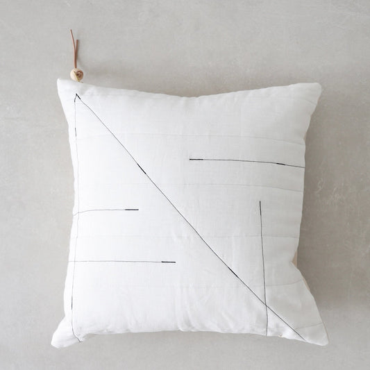 Vida Floor Linen Pillow