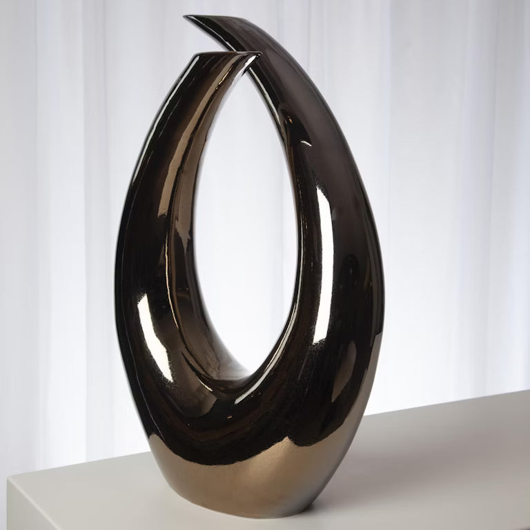 Bronze Loop Sculpture