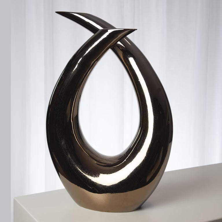 Bronze Loop Sculpture