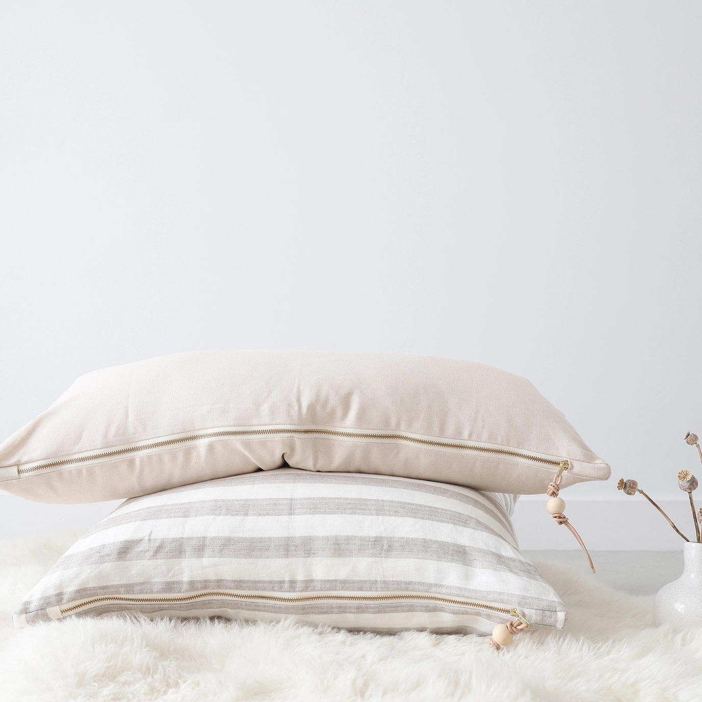 Pure Stripes - Linen Floor Pillow