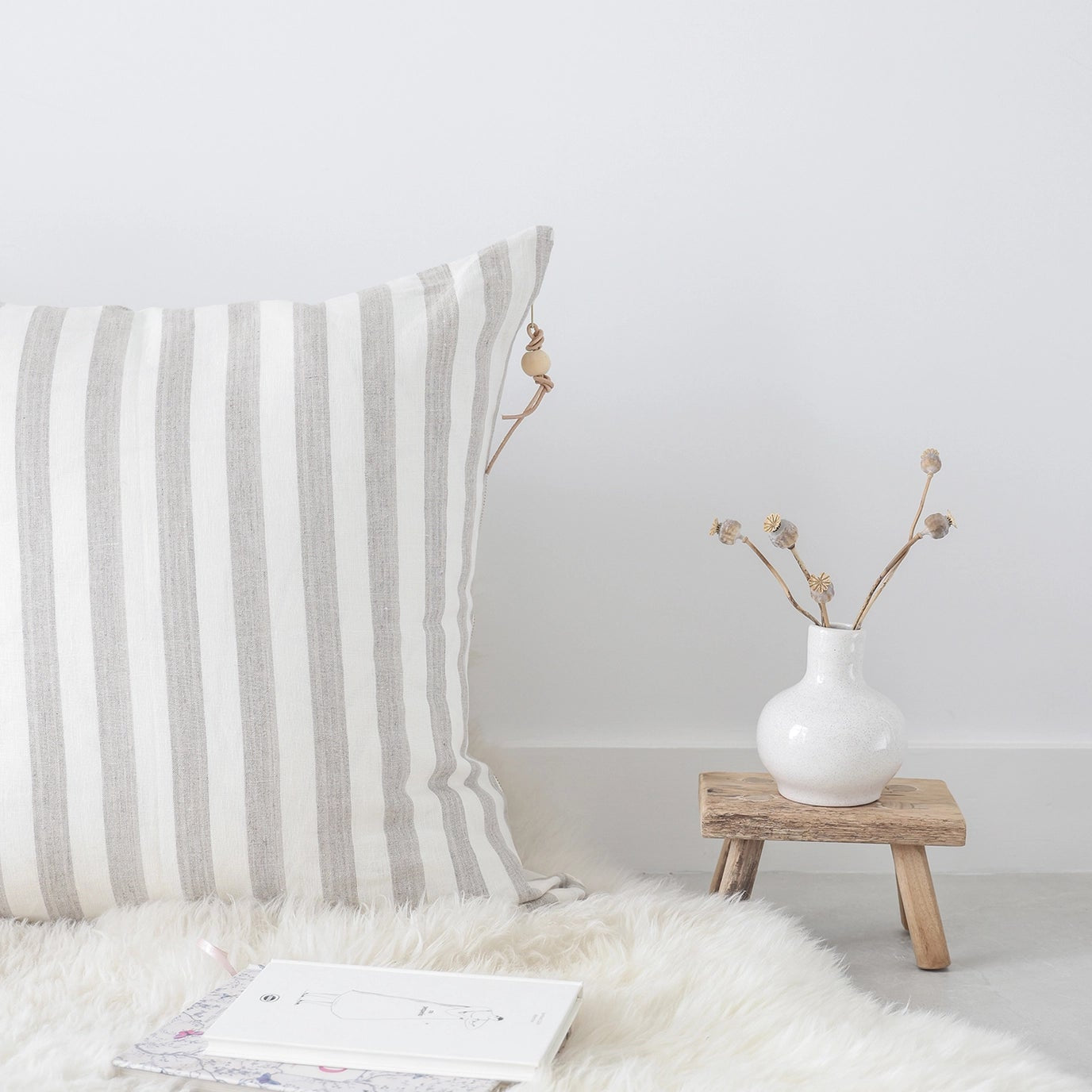 Pure Stripes - Linen Floor Pillow