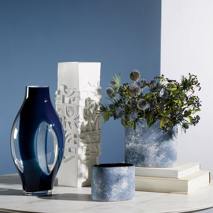 Fly Through Vase - Night Blue - Med