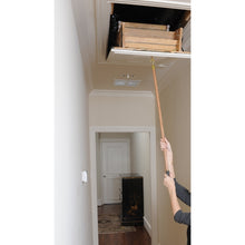 Attic Ease Ladder Pull System Kit - Brass Finish - Lion's Head Pull Ring