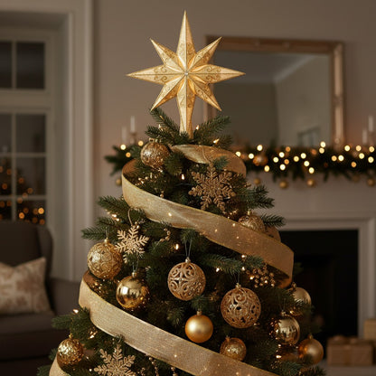 Golden Radiance Tree Topper