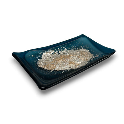Custom-Made Glass Fused Small Rectangle Tray