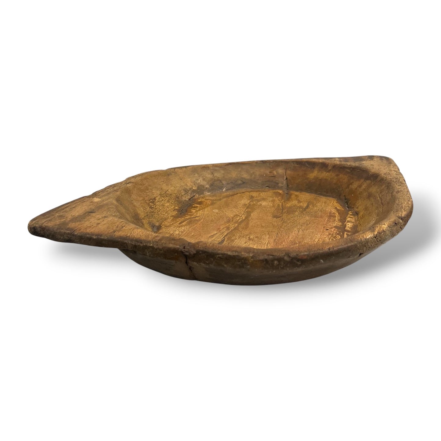 Hand-Carved Wooden Bowl