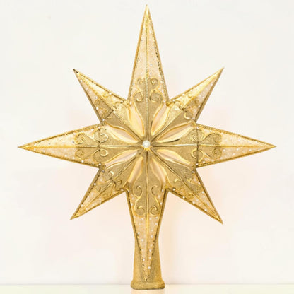 Golden Radiance Tree Topper