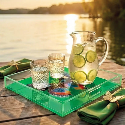 Green - Monarch Acrylic Tray