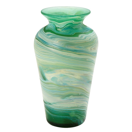 Deep Currents Green Vase