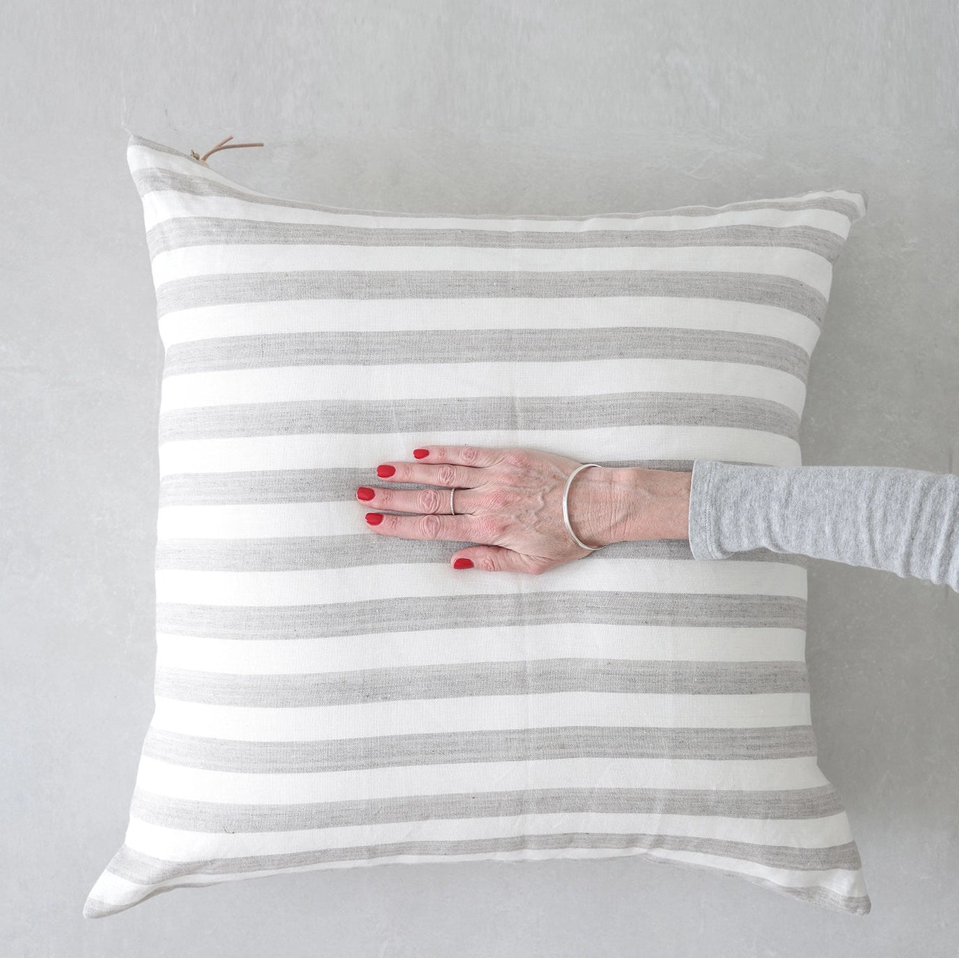 Pure Stripes - Linen Floor Pillow